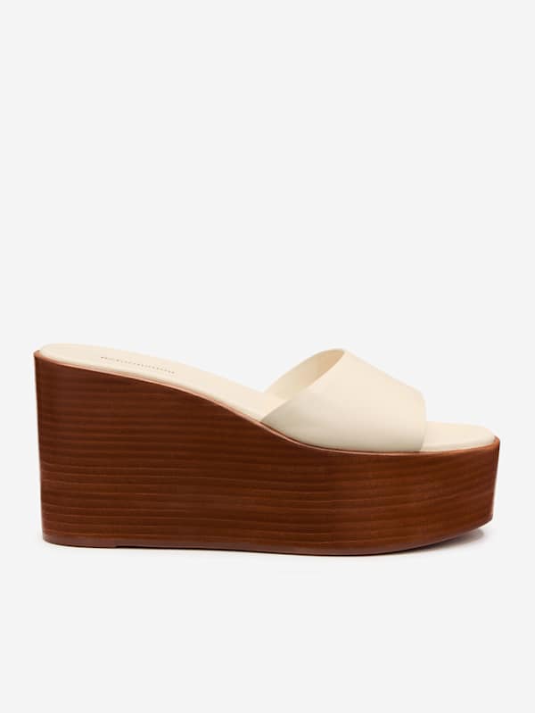 Jordan Wedge Sandal - Almond Natural